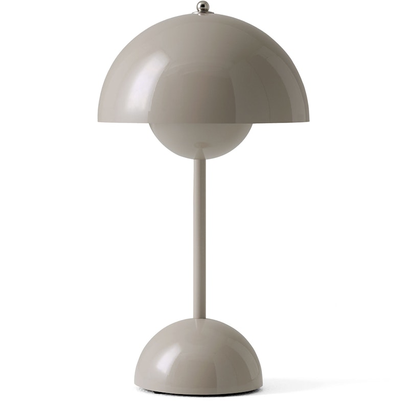 Flowerpot VP9 Tischlampe Tragbar, Grey Beige