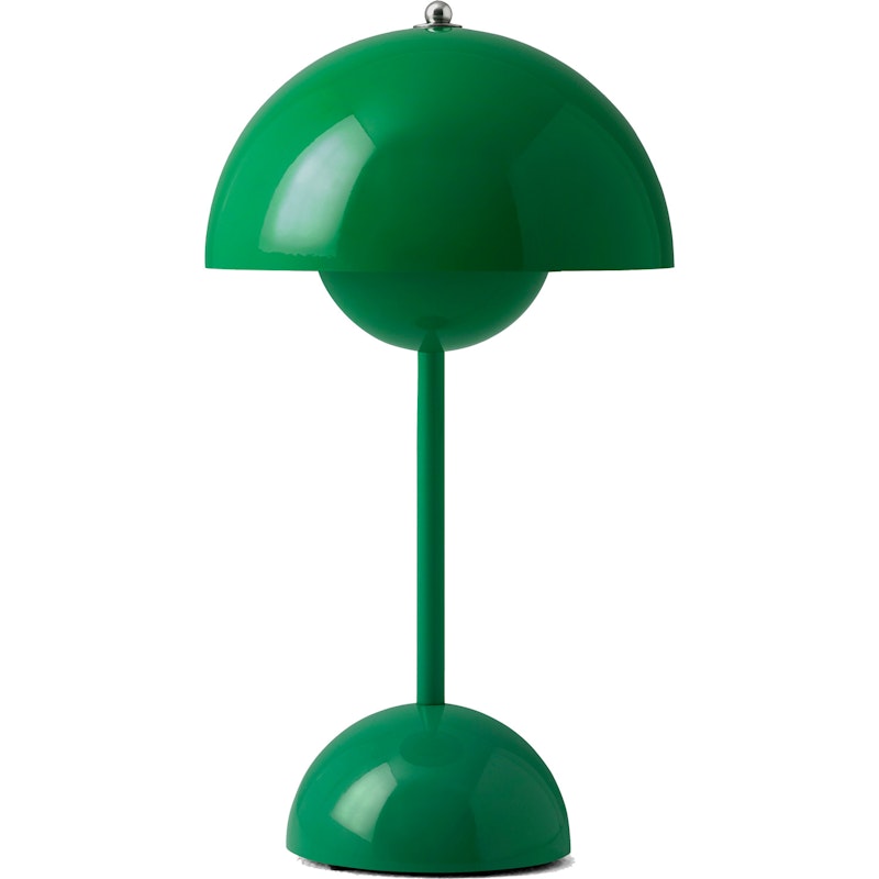 Flowerpot VP9 Tischlampe Tragbar, Signal Green