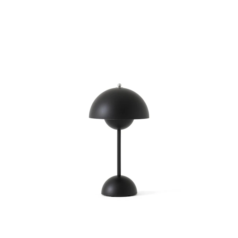 Flowerpot VP9 Tischlampe Tragbar, Matt Black