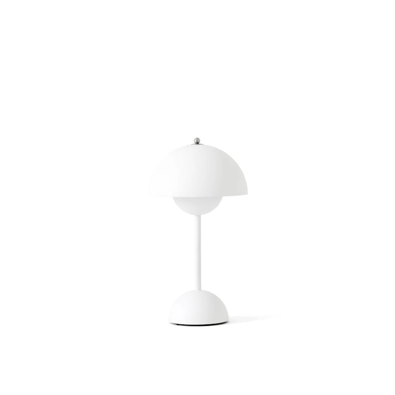 Flowerpot VP9 Tischlampe Tragbar, Matt White