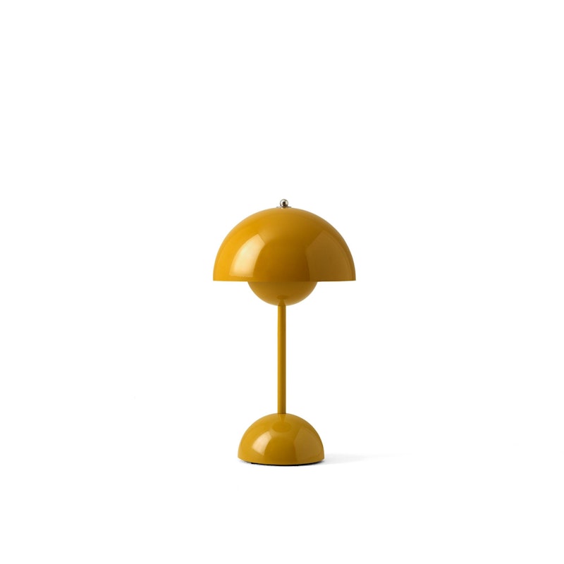 Flowerpot VP9 Tischlampe Tragbar, Mustard