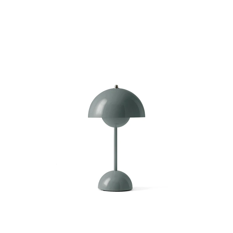 Flowerpot VP9 Tischlampe Tragbar, Stone Blue