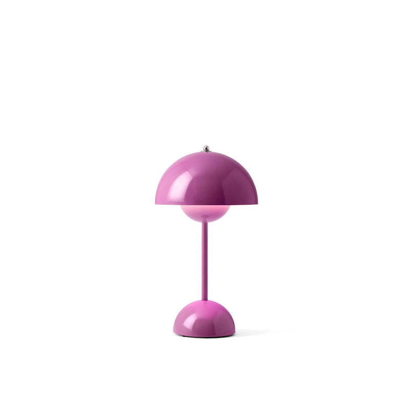 Flowerpot VP9 Tischlampe Tragbar, Tangy Pink