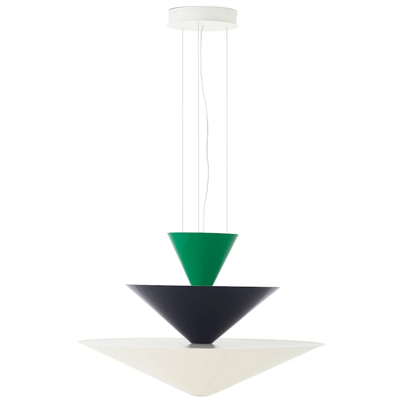 Gio LN15 Hängelampe Ø92 cm, Blau / Grün
