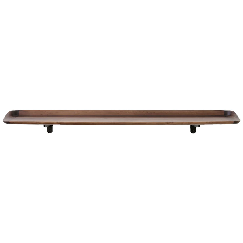 Guild HM15 Wandregal 120 cm, Walnussfarben