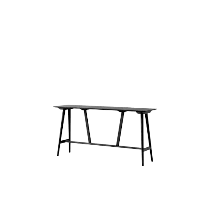 In Between SK25 Counter Table L190 Black Lacquered Oak