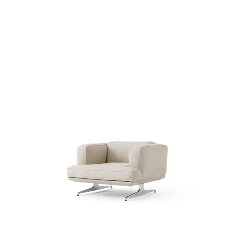 Inland AV21 Armchair Clay 0011/Polished Aluminium