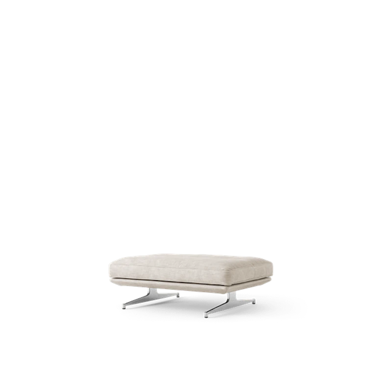 Inland AV32 Pouf Clay 0011/Polished Aluminium
