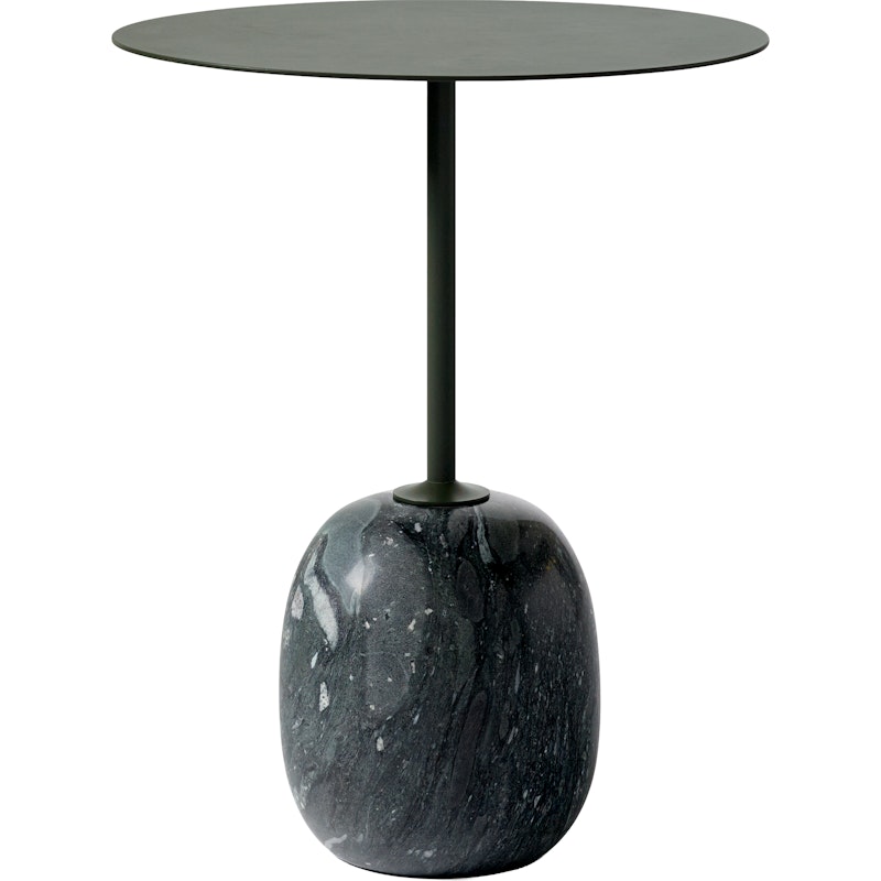 Lato LN8 Tisch 40 cm, Deep Green / Verde Grigio Marble