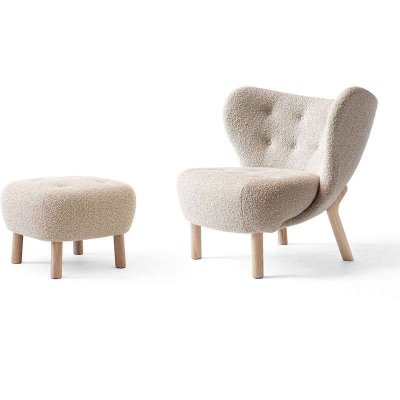 Little Petra VB1 Loungesessel   Set, Karakorum / Geölt Eiche