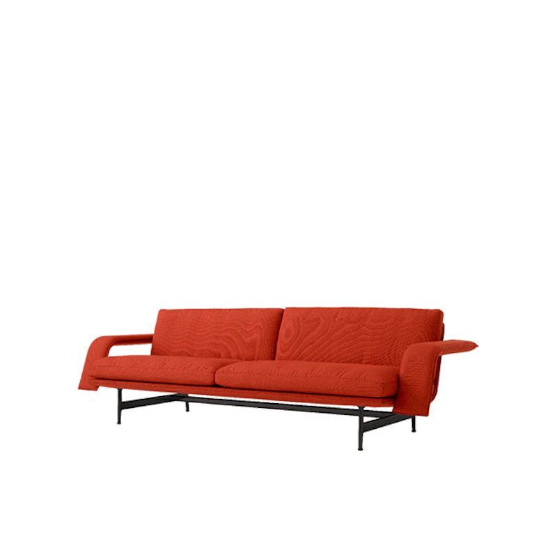 Meantime AV31 3-Seater Sofa Polished Aluminium/Fiord 0571
