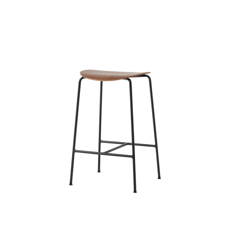 Pavilion AV37 Counter Stool Lacquered Walnut