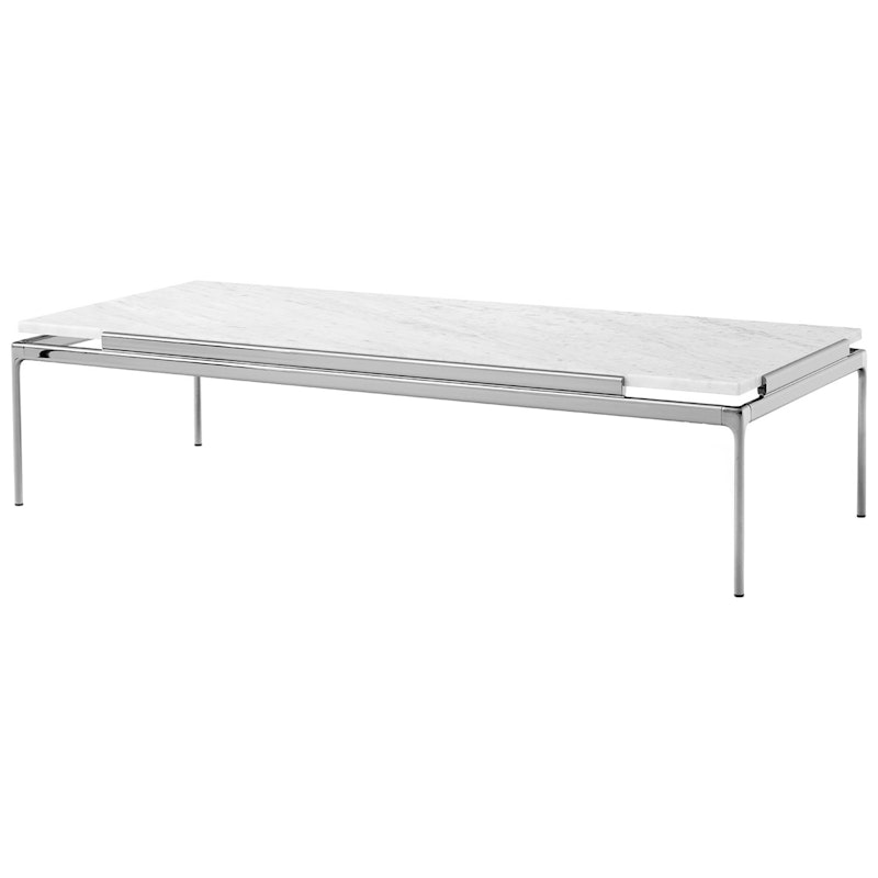 Sett LN12 Kaffeetisch 60x140 cm, Bianco Carrera