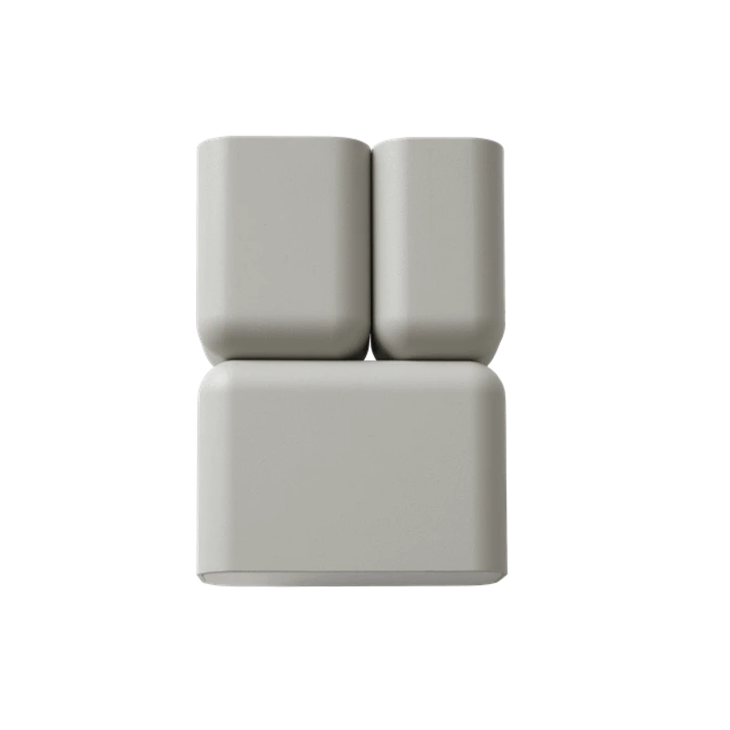 Tabata LN10 Wall Lamp Silk Grey