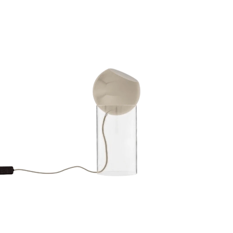 Topan VP14 Floor Lamp Clear Acrylic/Grey Beige