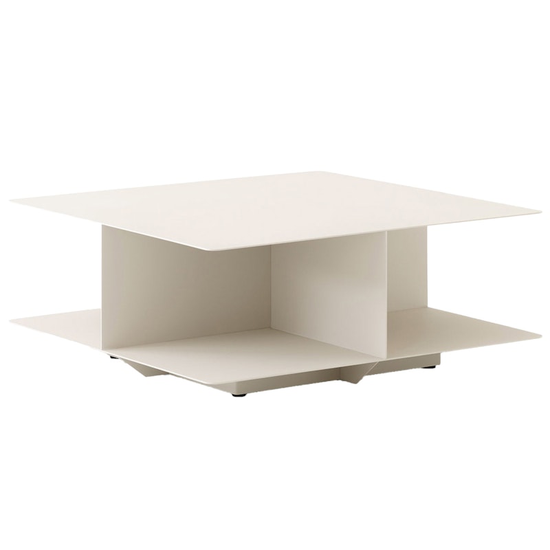 Develius EV3 Kaffeetisch 89x89 cm, Ivory