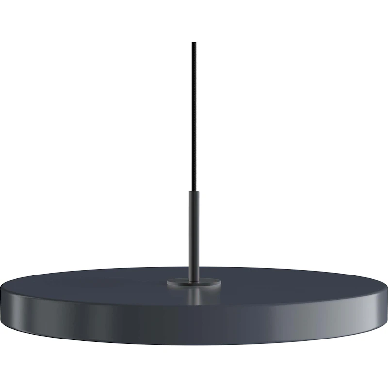 Asteria Plus Hängelampe Mittlerer, Anthracite Grey / Schwarz