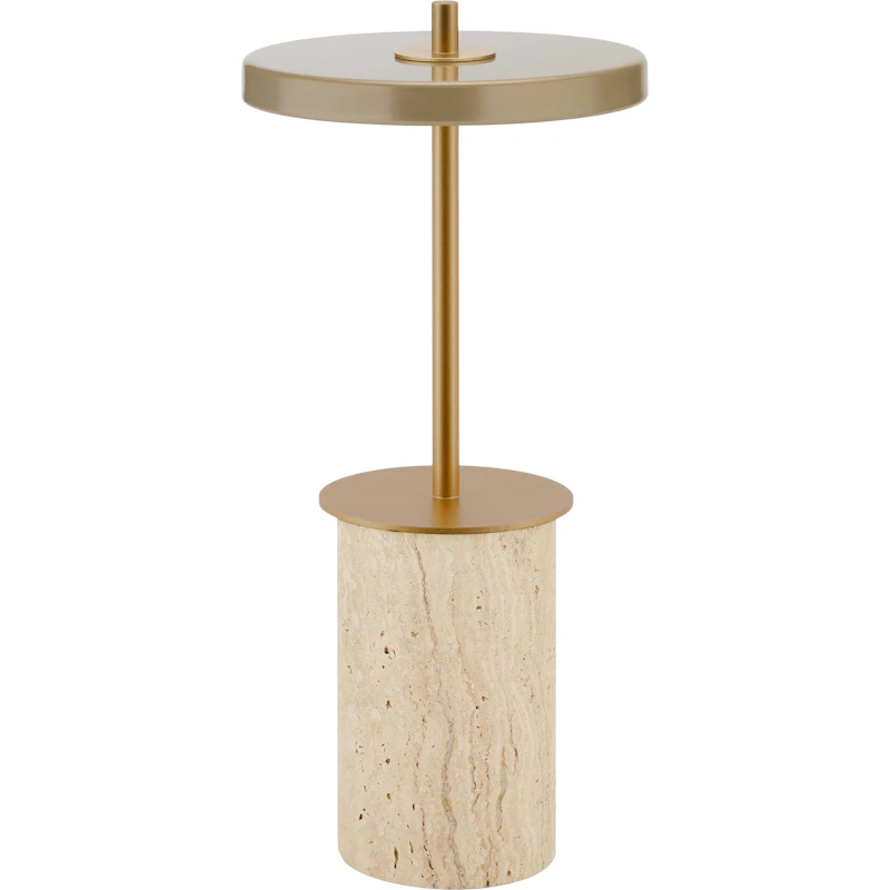 Asteria Move Mini Tischlampe Tragbar, Clay Travertine