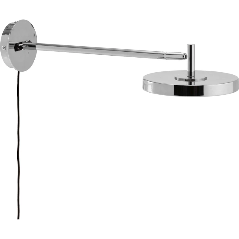 Asteria Wandleuchte Lang, Polished Steel