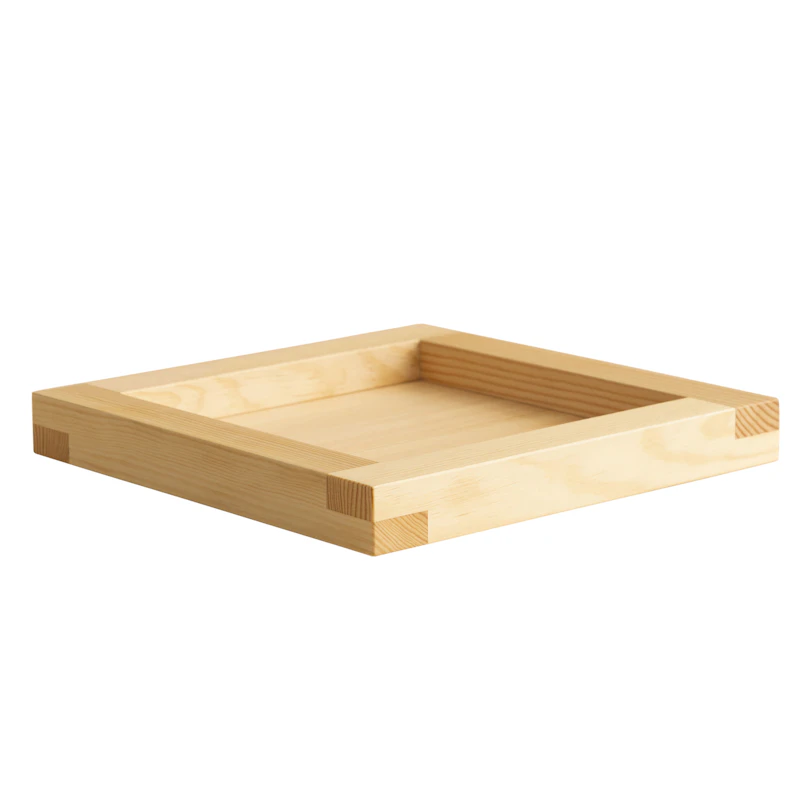 009 Tablett Quadratisch, Pine