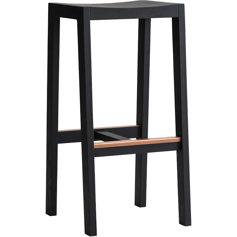 016 Maasto Barhocker 75 cm, Schwarz
