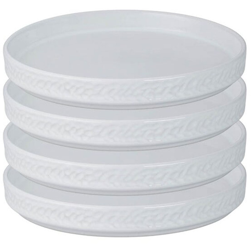 Servisen C Teller 17,2 cm 4-er Set, Weiß