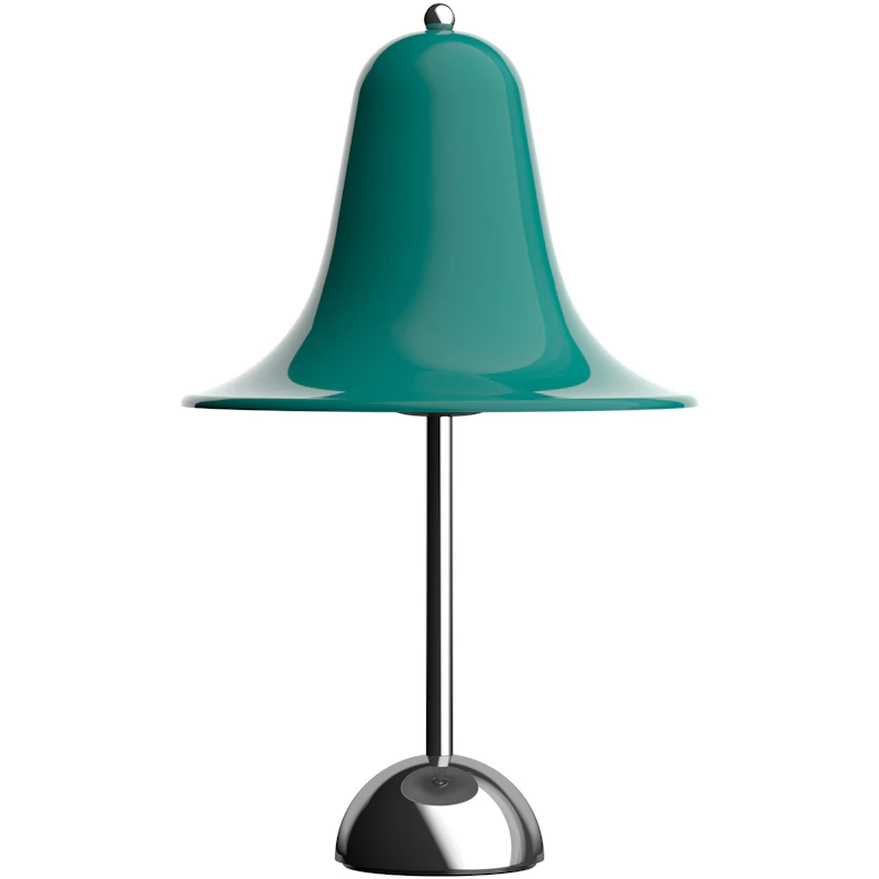 Pantop Tischlampe Ø23, Chrom / Dark Teal