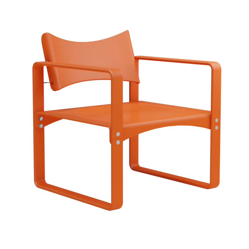 Series 270 F Sessel, Orange Red