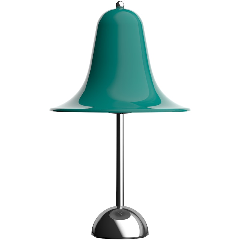 Pantop Tischlampe Ø23, Chrom / Dark Teal