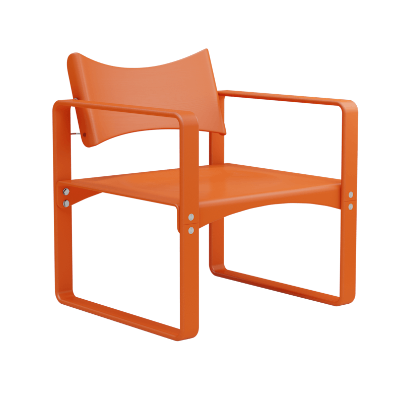Series 270 F Sessel, Orange Red