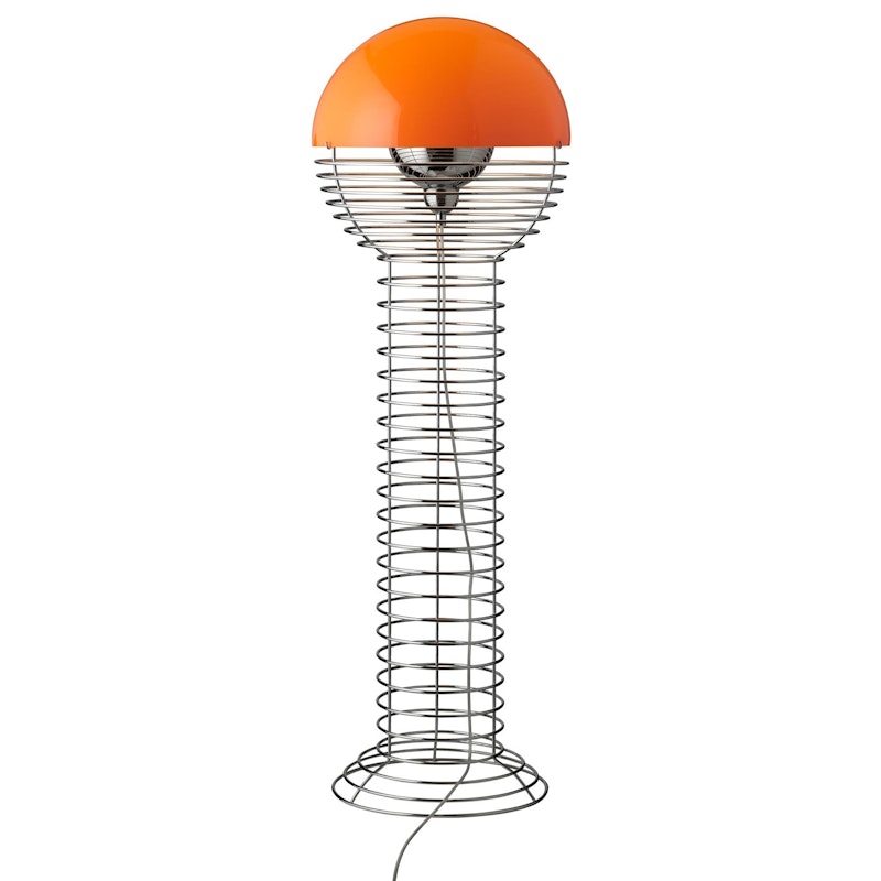 Wire Stehlampe 120 cm, Orange