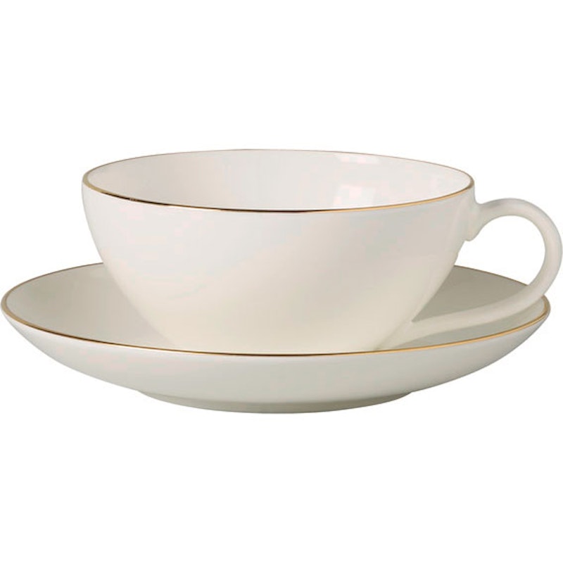 Anmut Gold Teetasse mit Unterteller