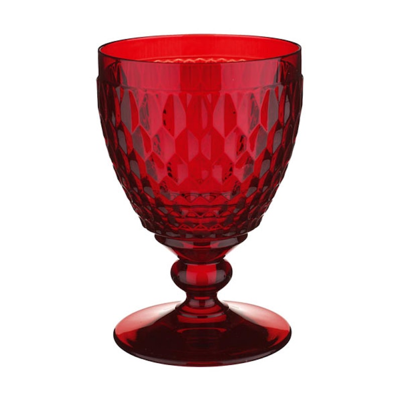 Boston Coloured Wasserglas 35 cl, Rot