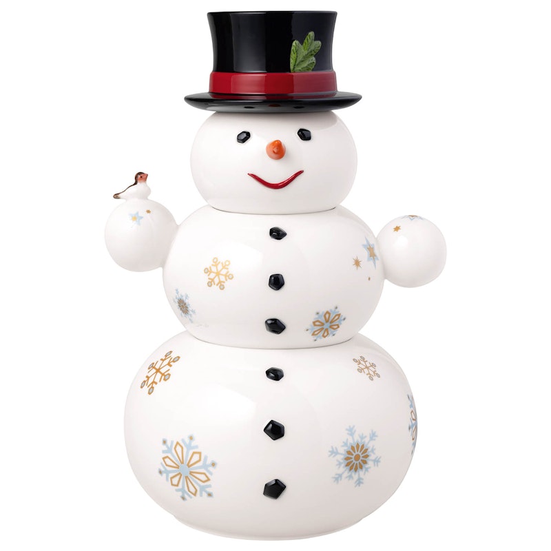 Christmas Toys Memory Schneemann-Glas, Weiß