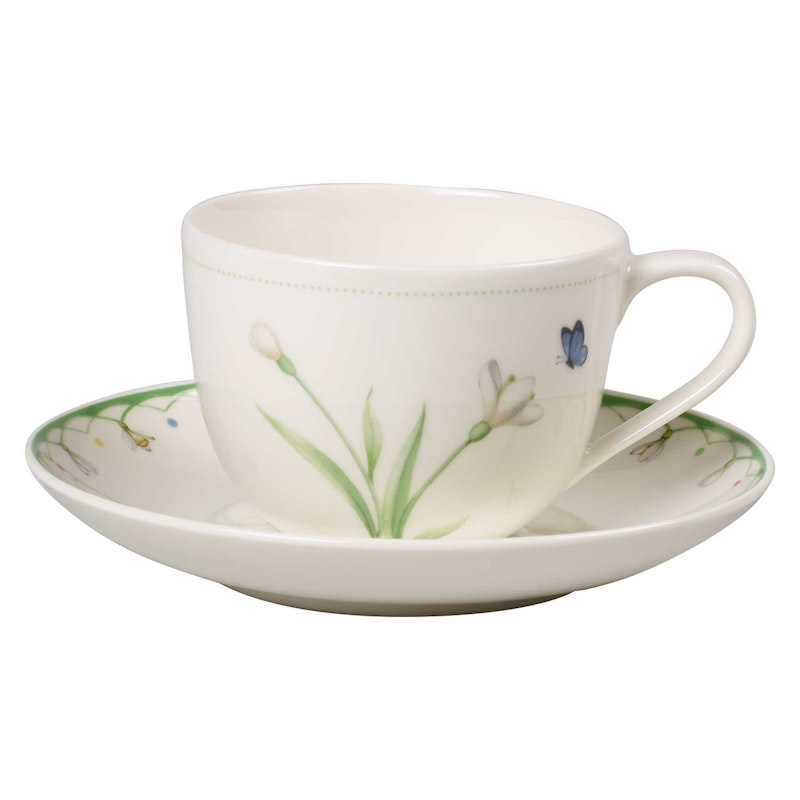 Colourful Spring Kaffeetasse & Untertasse, 23 cl