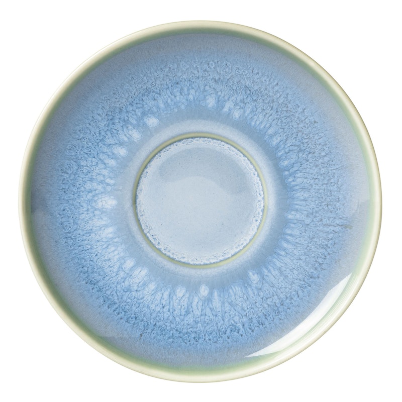 Crafted Blueberry Kaffee-Untertasse Türkis, 15 cm