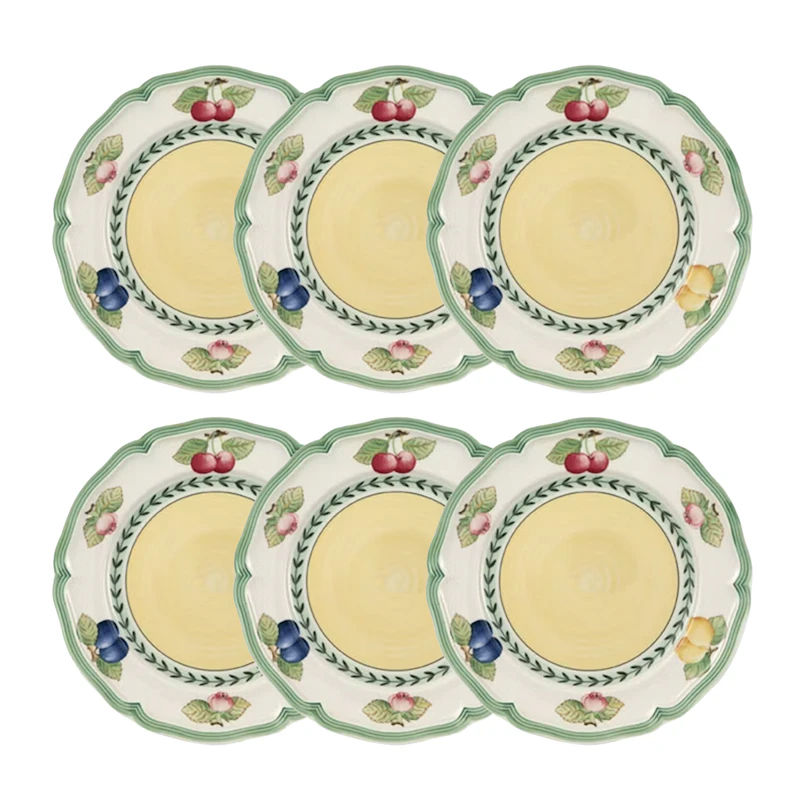 French Garden Fleurence Beilagenteller 21 cm 6-er Set