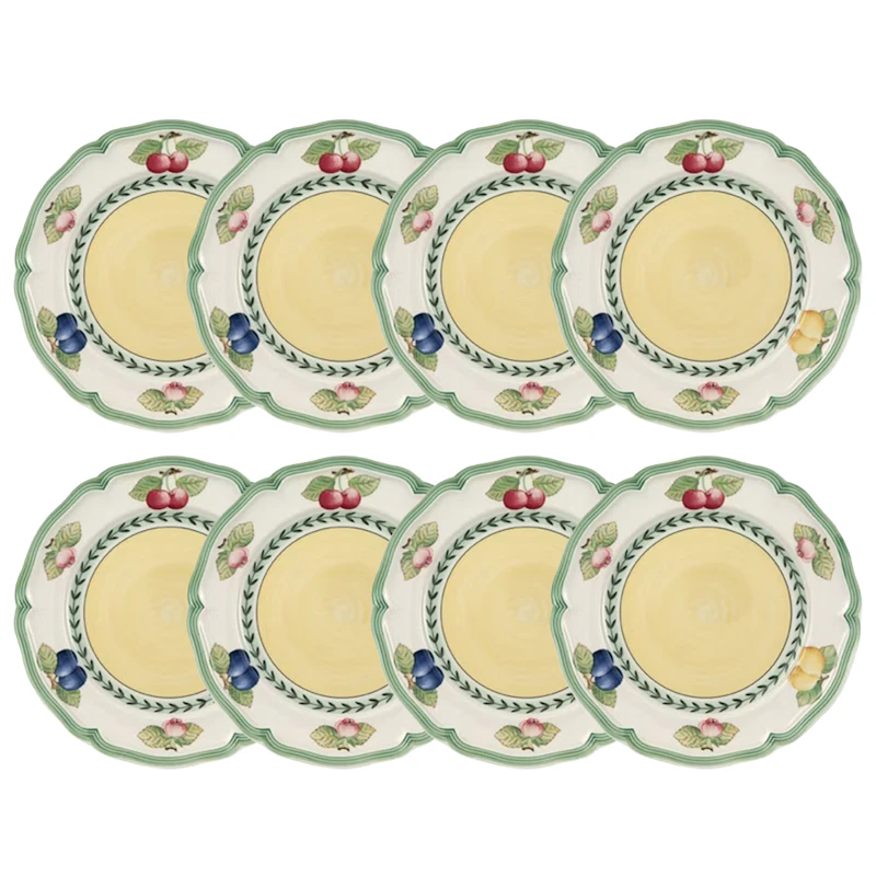 French Garden Fleurence Beilagenteller 21 cm 8-er Set