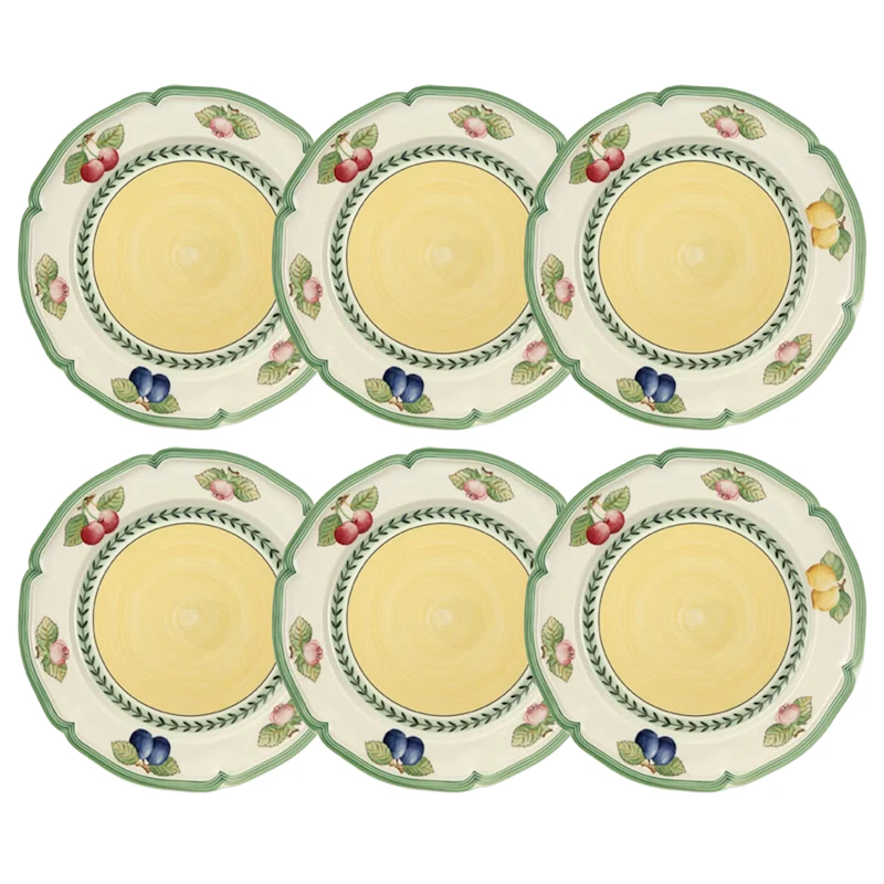 French Garden Fleurence Teller 26 cm 6-er Set