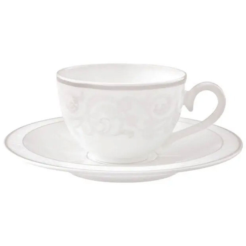 Gray Pearl Kaffeetasse mit Unterteller