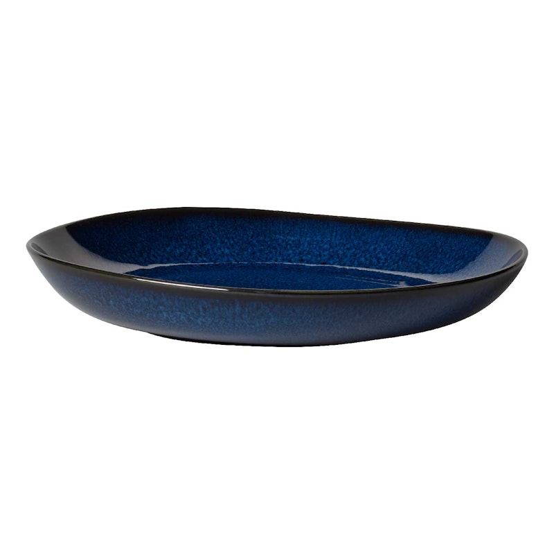 Lave Bleu flache Schale, 28 cm