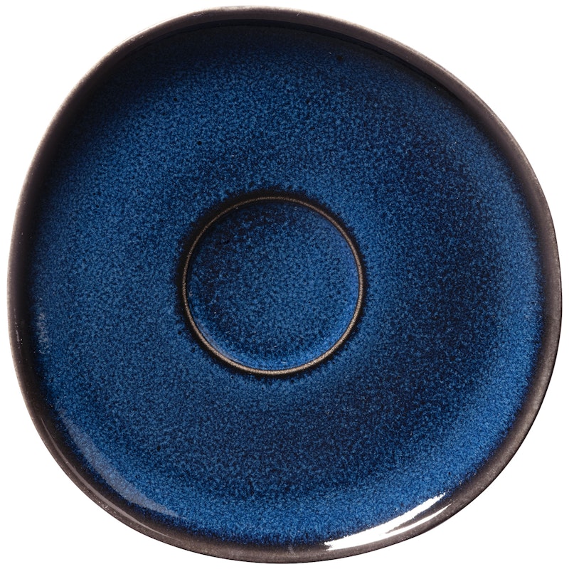 Lave Kaffee-Untertasse, Blau