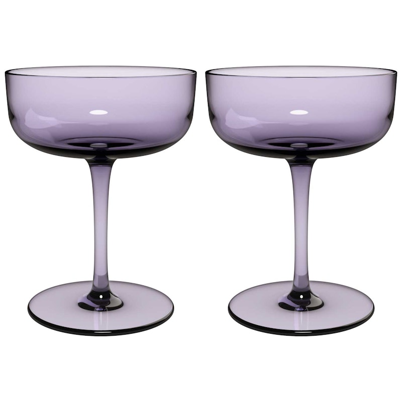 Like Champagnerglas 2-er Set, Lavendel
