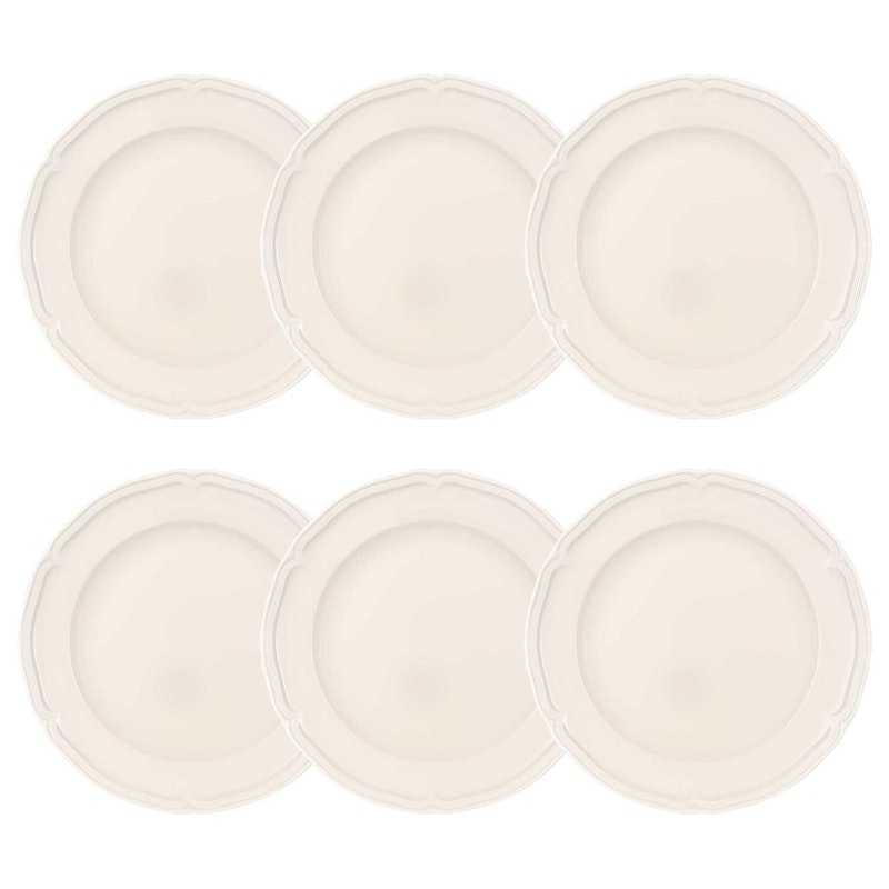 Manoir Plate 26 cm, 6 Pcs