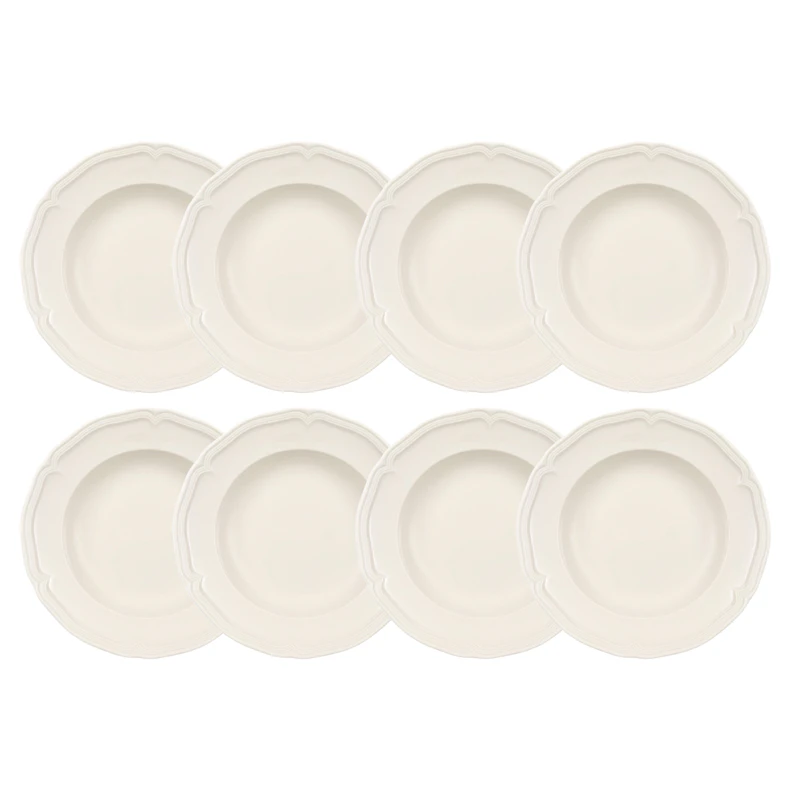 Manoir Tiefer Teller 23 cm 8-er Set