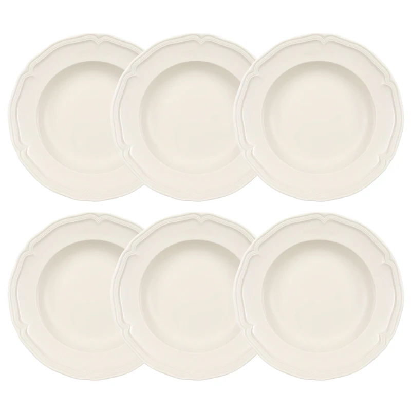 Manoir Tiefer Teller 23 cm 6-er Set