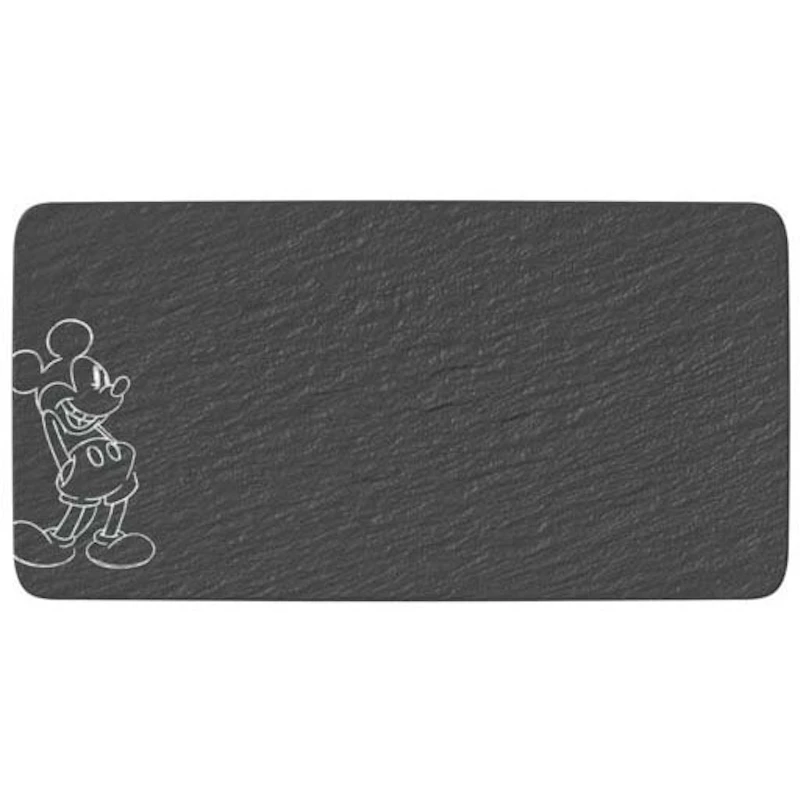 Manufacture Rock Mickey Mouse Servierplatte, Schwarz