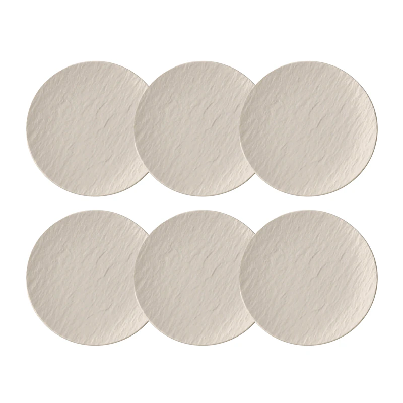 Manufacture Rock Beilagenteller 15,5 cm 6-er Set, Weiß