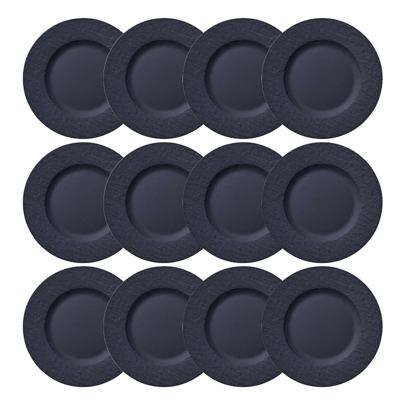 Manufacture Rock Beilagenteller 22 cm 12-er Set