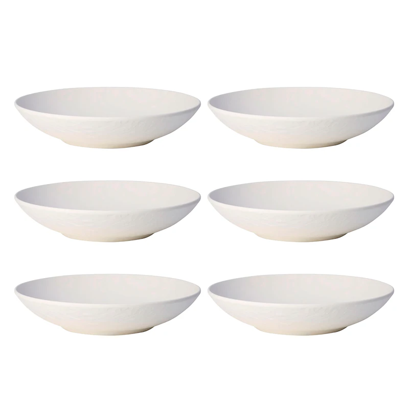 Manufacture Rock Schüssel 24 cm 6-er Set, Weiß